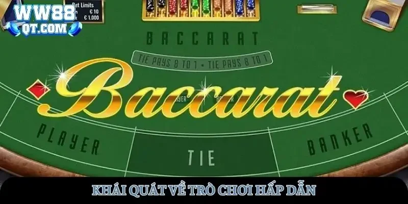 Khái quát về trò chơi hấp dẫn baccarat WW88