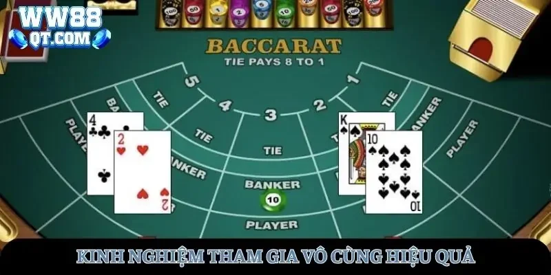 Kinh nghiệm tham gia Baccarat WW88 vô cùng hiệu quả