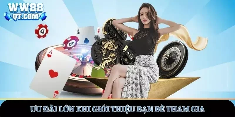 khuyến mãi WW88 lớn khi giới thiệu bạn bè cùng tham gia