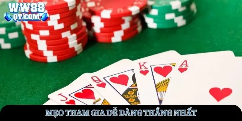 Mẹo tham gia Poker WW88 dễ dàng thắng nhất