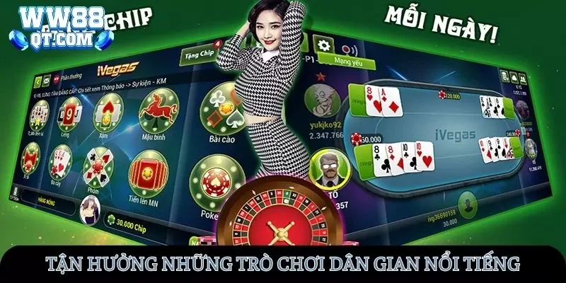 Những trò chơi WW88 dân gian phổ biến