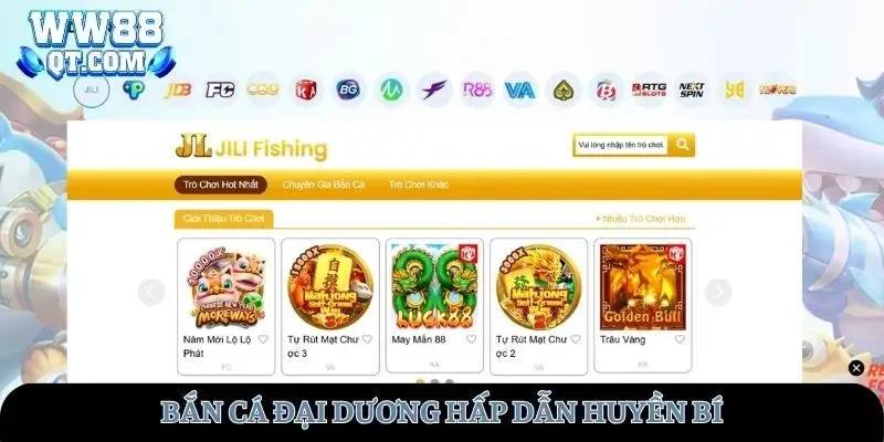 Bắn cá đại dương WW88 hấp dẫn huyền bí